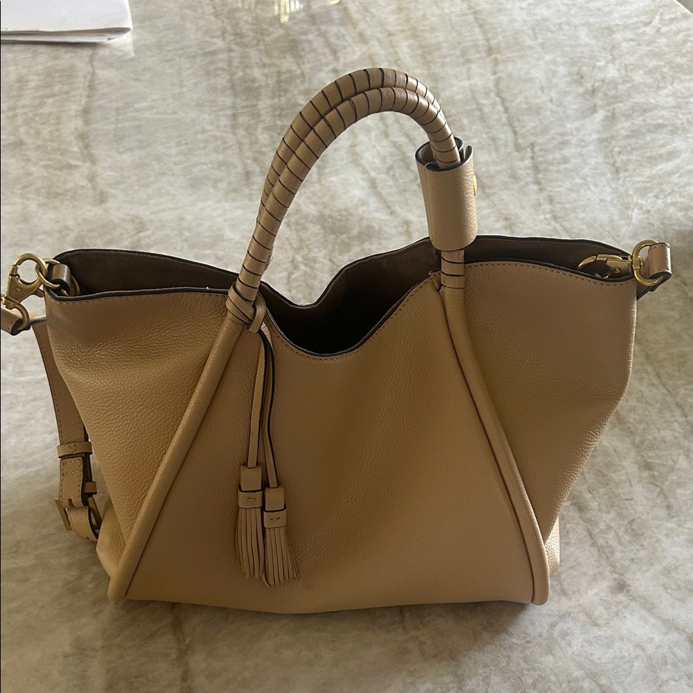 ANTONIO MELANI Cream Shoulder Bag